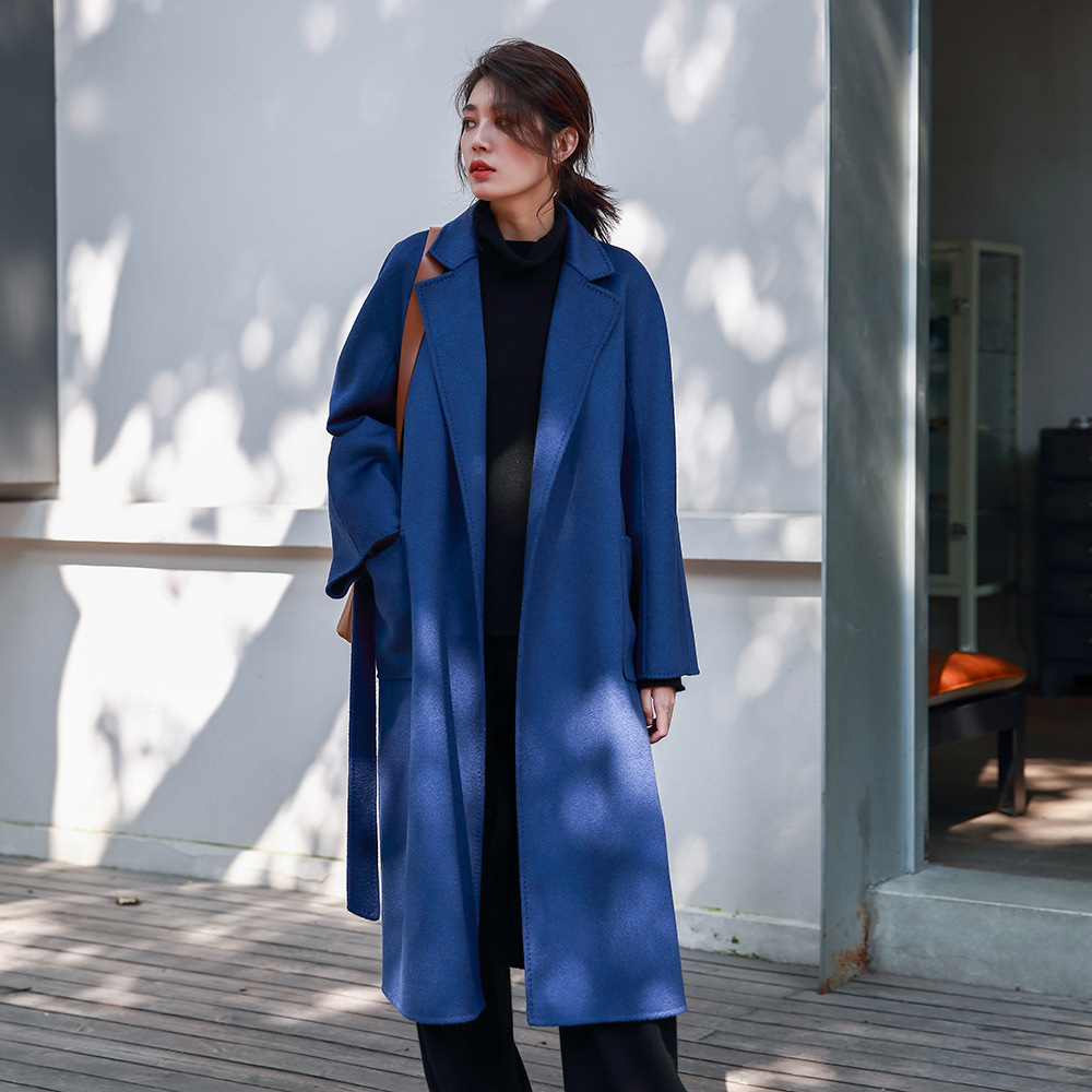 Womens Blazer - Женское длинное пальто Allingentle с плоским