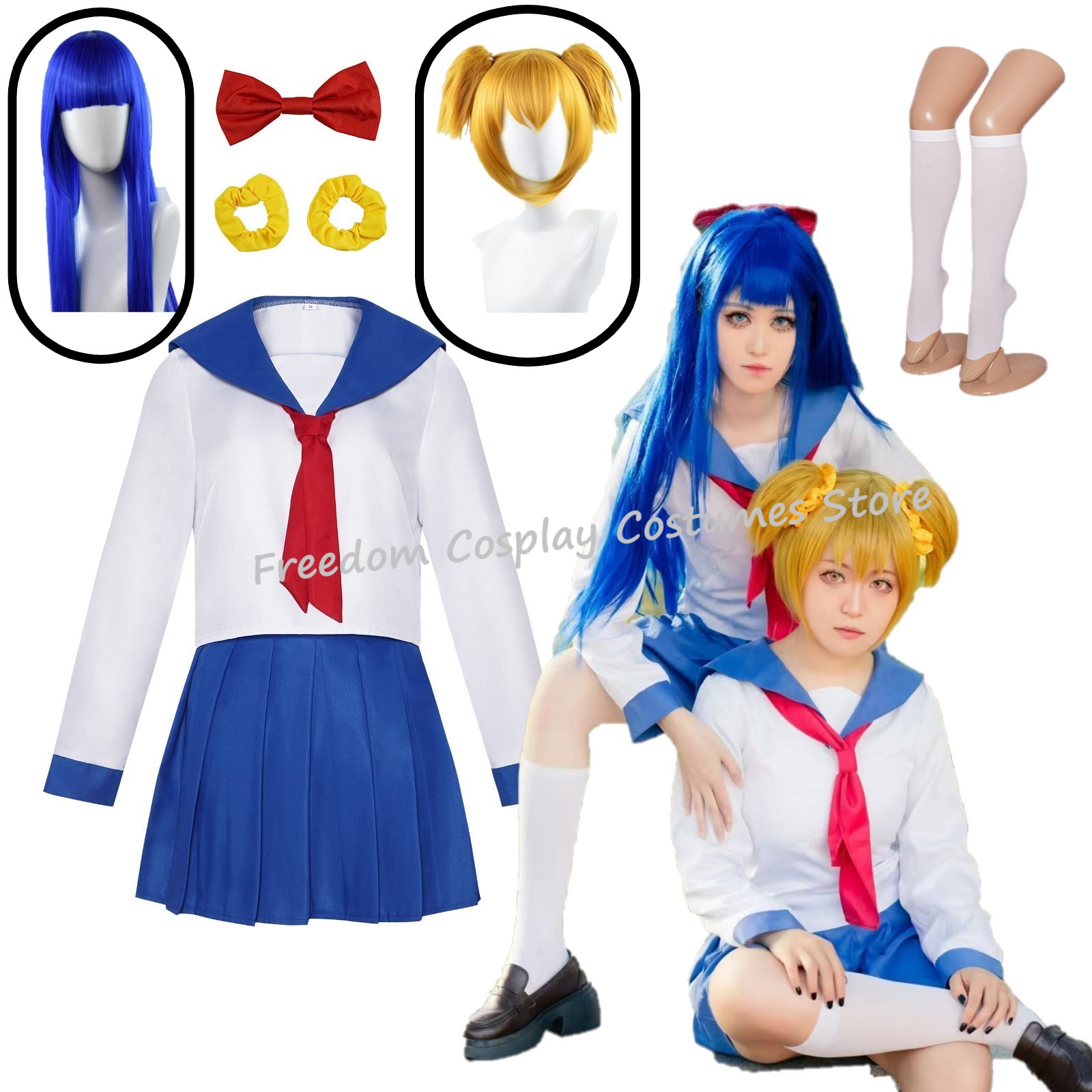 Костюм для косплея Pop Team Ep – обзор и цена Formal Skirt