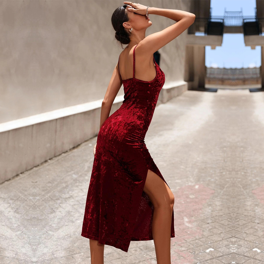 Женское осенне-зимнее сексуаль – обзор и цена Midi Dress