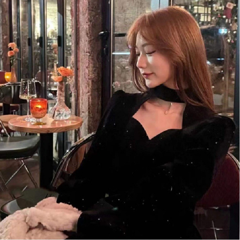 Женское бархатное платье с бле – обзор и цена Women'S Red Formal Wear
